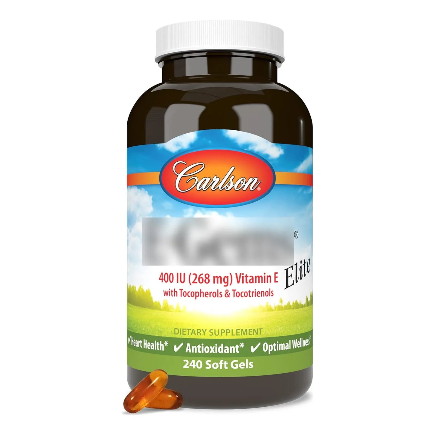 Vitamina E Natural 400 IU E Gems Elite Corazon Piel Suavegel Usa