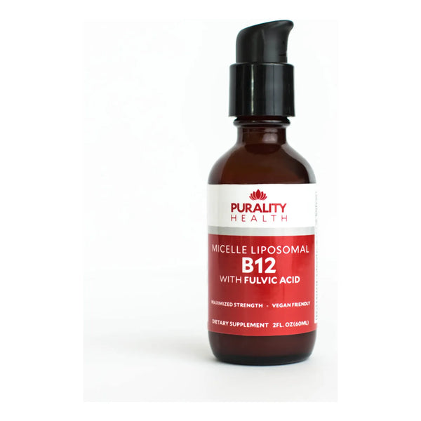 Vitamina Líquida Liposomal B12 2500 Mcg Con Ácido Fúlvico Energía Y Bienestar