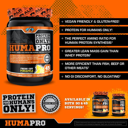 Proteína Humapro Matriz Humana Para Ganar Masa Muscular Magra Sin Residuos