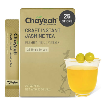 Té Instantáneo De Jazmín En Polvo Sin Azúcar 25 Paquetes Individuales