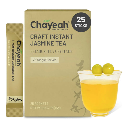 Té Instantáneo De Jazmín En Polvo Sin Azúcar 25 Paquetes Individuales
