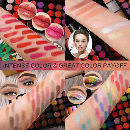 Kit De Maquillaje Profesional 186 Colores Todo En Uno Ideal Para Regalo