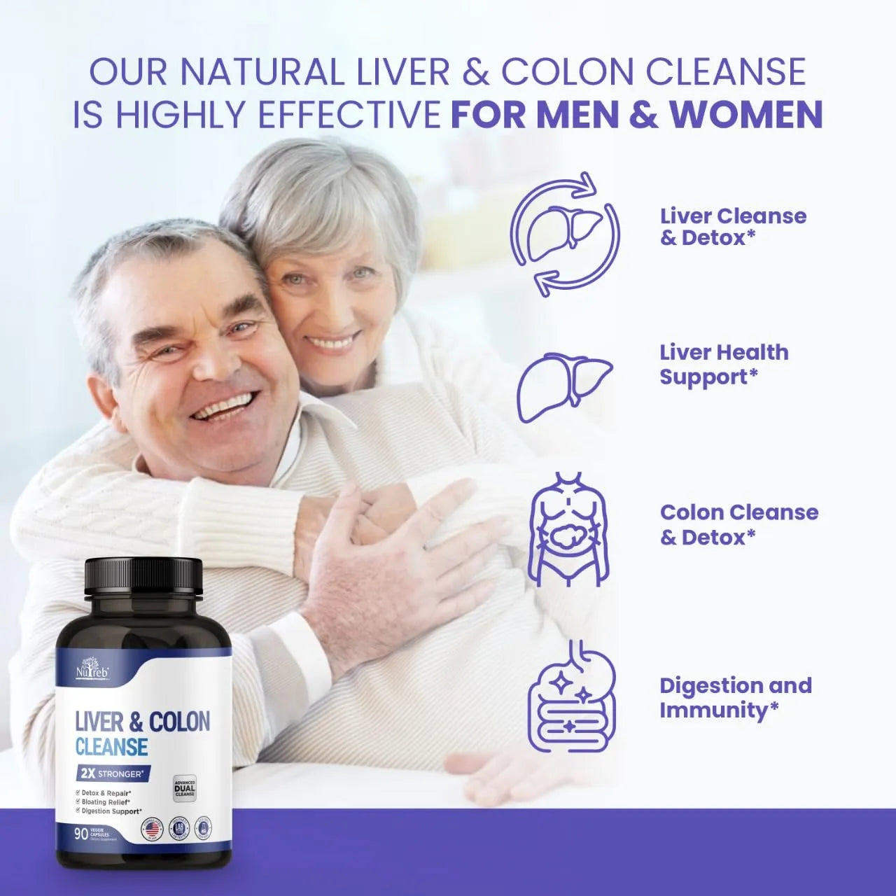 Limpieza De Hígado Y Colon 30 Días Fórmula Premium Con Cardo Mariano Y 25 Hierbas