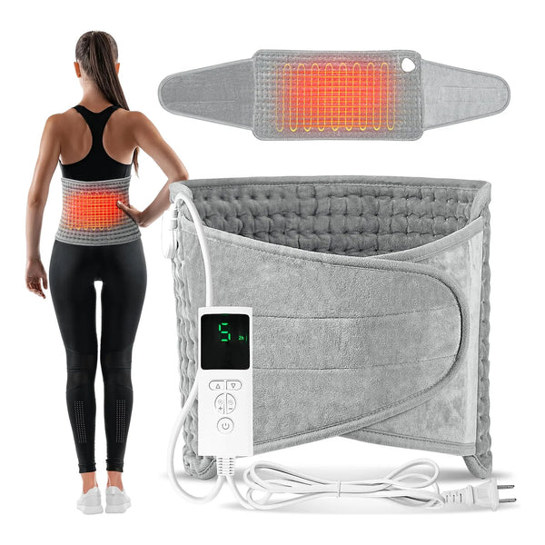 Almohadilla Térmica Eléctrica Para Calambres Menstruales Y Dolor Muscular