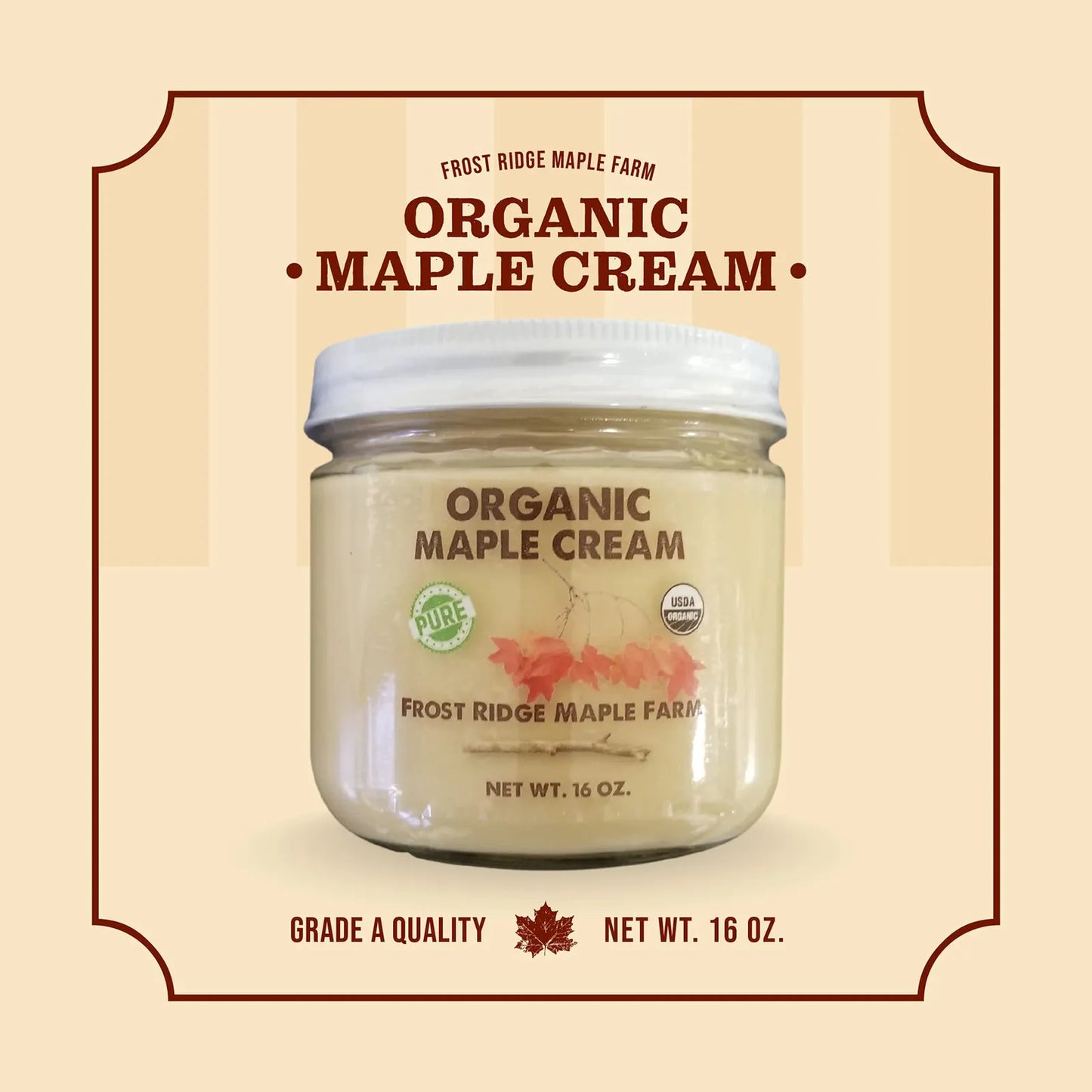 Crema De Arce Organica Grado A 400g 100 Natural Importado Estados Unidos