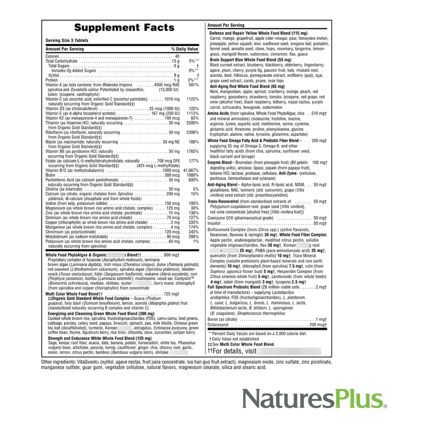 Multivitaminico Integral Masticable Tropical 90 Tabletas Sabor Frutas