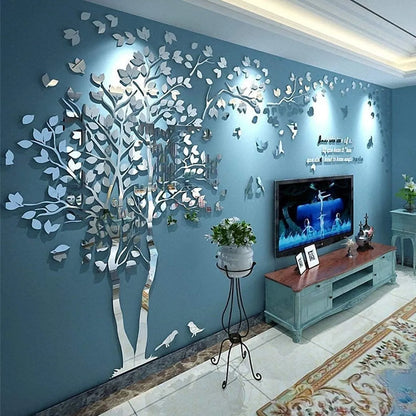 Pegatinas De Pared De Árbol 3D Calcomanías Decorativas Para Hogar