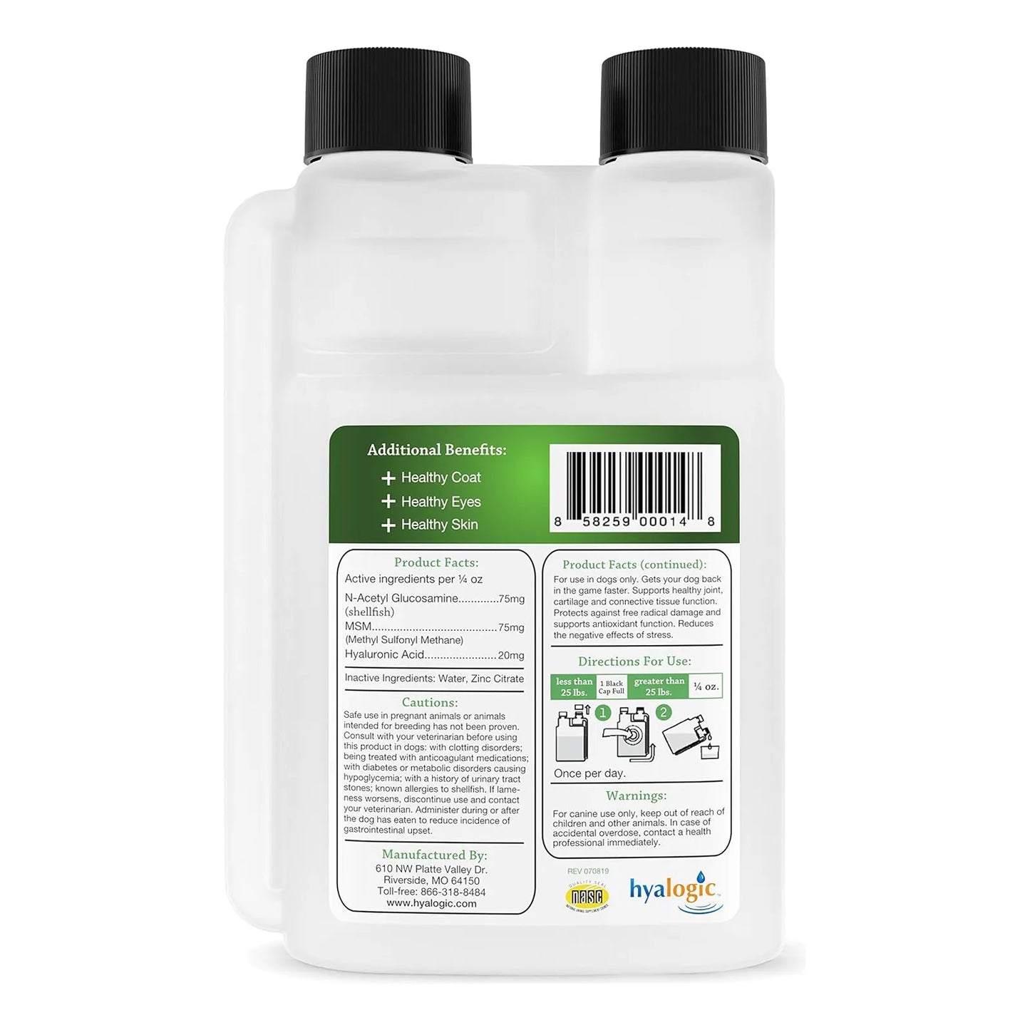 Suplemento Hyaflex Pro Completo Para Articulaciones Caninas Con Acido Hialuronico