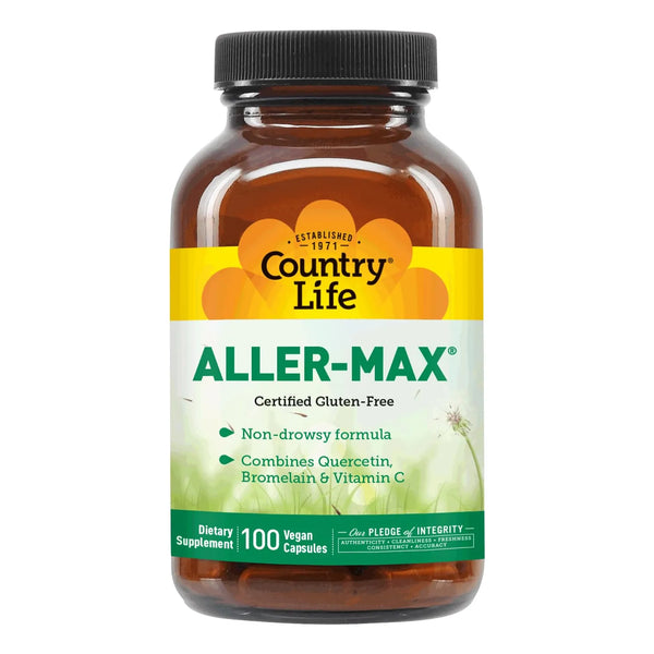 Aller Max Quercetina Bromelina Vitamina C Cápsulas Vegetarianas 100 Unidades