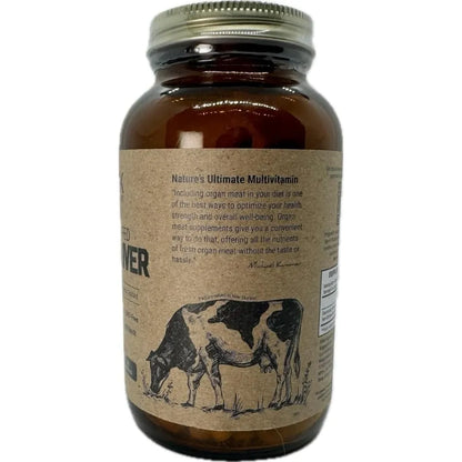 Suplemento De Higado De Ternera Alimentado Con Pasto 3000 Mg 45 Dias Puro Y Natural