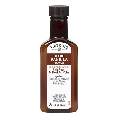 Vainilla Transparente Watkins Paquete De 12 Sabor Gourmet Sin Colorantes