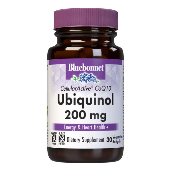Cápsulas Blandas Ubiquinol 200 Mg Para Salud Cardíaca Y Celular