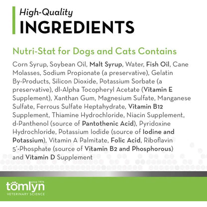 Nutri Stat Gel Nutricional Sabor Maltino Para Perros Y Gatos 120 G Alto En Calorias