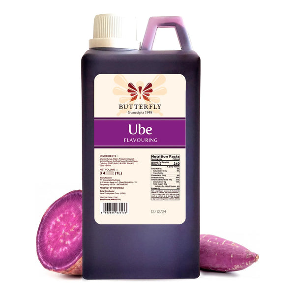 Extracto Aromatizante Ube 1 Litro Sabor Auténtico Filipino Color Vibrante