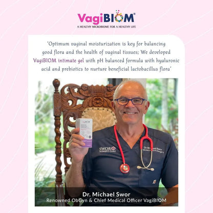Gel Externo Vaginal VagiBiom Con Acido Hialuronico Y Glutation Hidrata Y Aclara