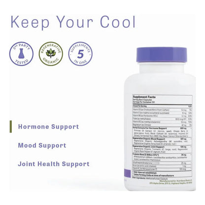 Multivitaminico Herbario 5 En 1 Menopausia Vitaminas Fermentadas Y Probióticos