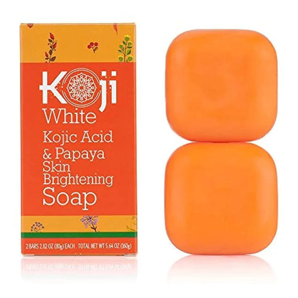Jabon Blanqueador Koji White Kojic Acid Papaya Para Piel Radiante