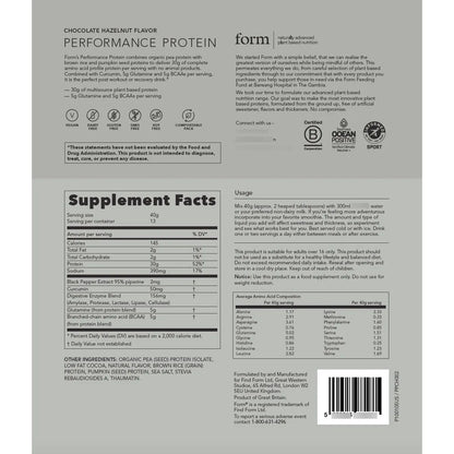 Proteína De Rendimiento Vegana En Polvo 30g Por Porción Con Bcaa Y Enzimas Digestivas