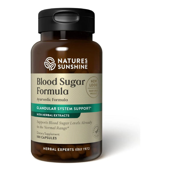 Fórmula Azúcar Sangre 100 Cápsulas Control Natural Energía Nature's Sunshine