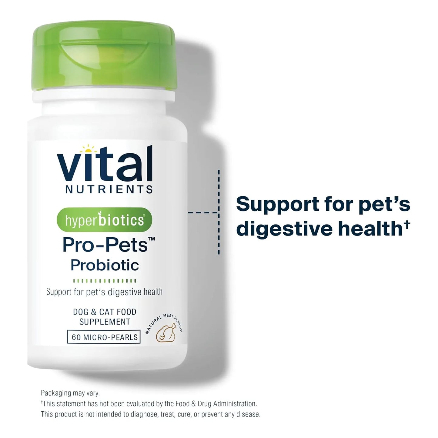Probióticos Para Perros Y Gatos Tabletas Masticables Pequeñas Hyperbiotics Pro Pets