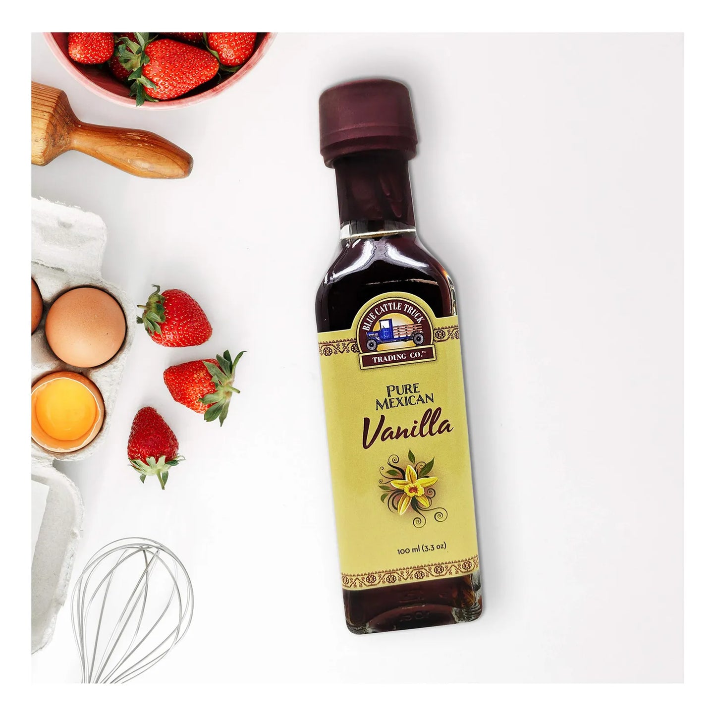Extracto De Vainilla Mexicana Gourmet Puro 100ml Pequeno 100 Natural