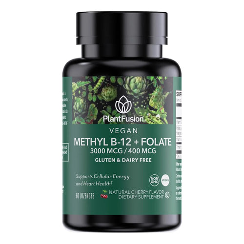 Complejo Metilado Vitamina B12 3000 Mcg Metilfolato 400 Mcg Pastillas Sublinguales Sabor Cereza