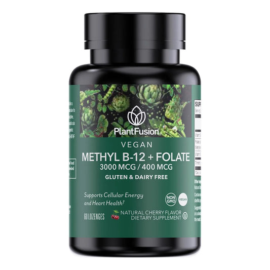 Complejo Metilado Vitamina B12 3000 Mcg Metilfolato 400 Mcg Pastillas Sublinguales Sabor Cereza