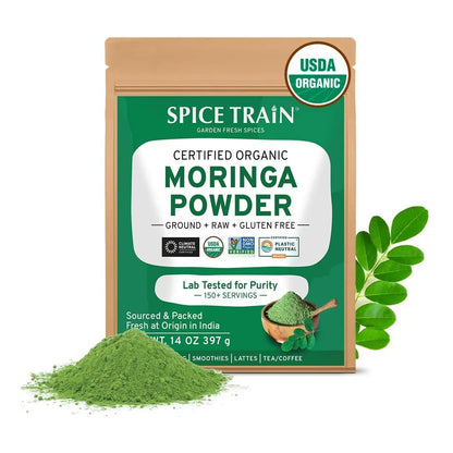 Polvo De Moringa Orgánico 250g Superalimento Nutritivo Energía Natural