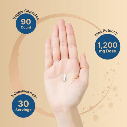 Acido Alfa Lipoico 1200 Mg 90 Capsulas Antioxidante Energia Y Antienvejecimiento