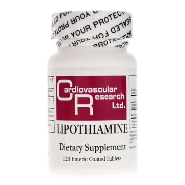Lipotiamina B Suplemento Cardiovascular 120 Tabletas Con Vitamina B1 Y Acido Alfa Lipoico