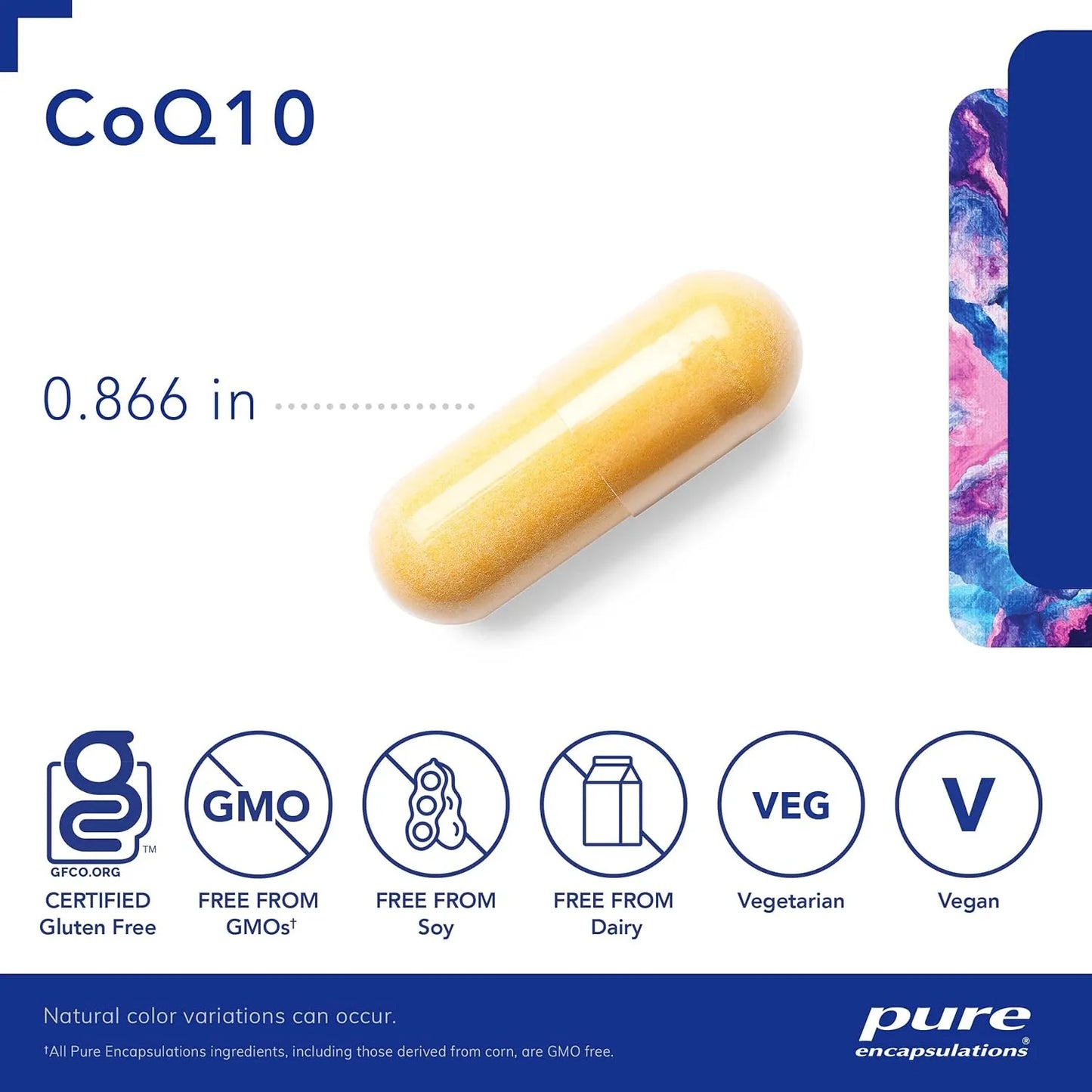 Coenzima Q10 120 Mg Pure Encapsulations Salud Cardíaca Energía Antioxidante