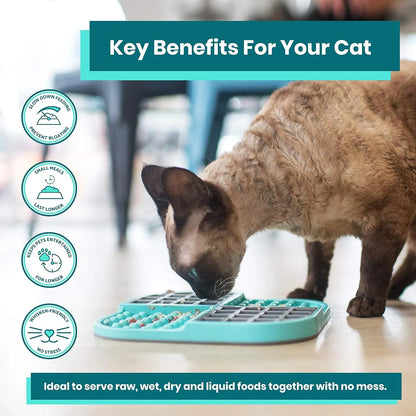 Lickimat Slomo Comedero Lento Para Gatos Reduce Ansiedad Y Mejora Digestión