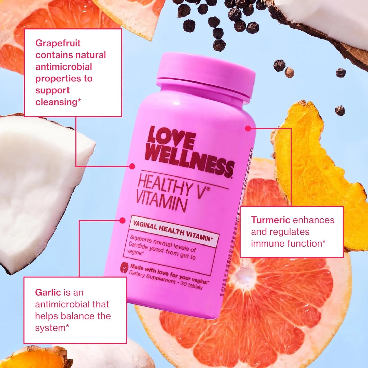 Vitamina Cúrcuma Bienestar Aceite De Coco Alivio Infecciones Salud Femenina