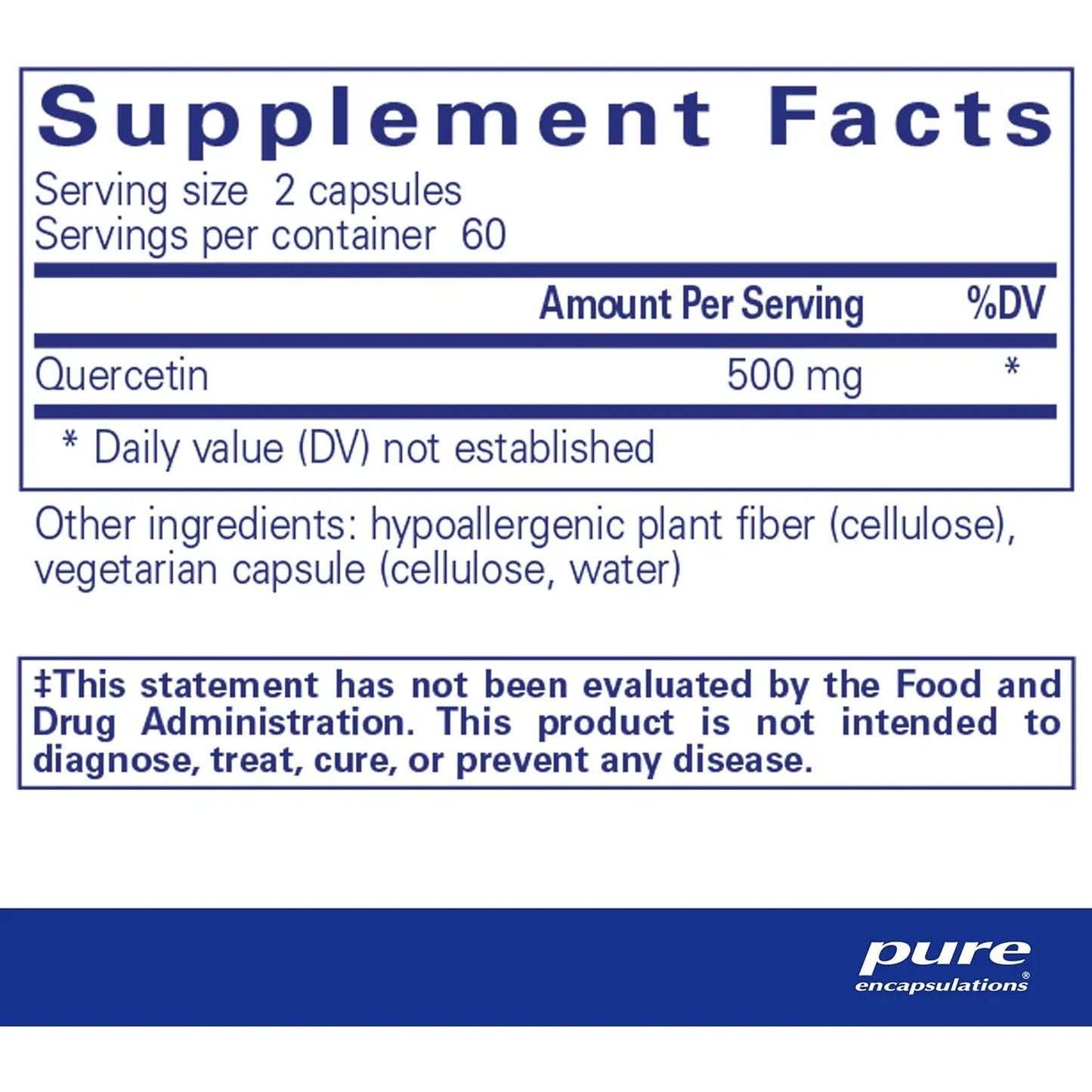 Quercetina 500 Mg Con Bioflavonoides Soporte Inmunologico Y Cardiaco 120 Caps
