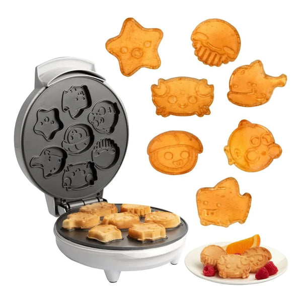 Maquina Waffles Animales Oceano 7 Figuras Divertidas Desayuno Cocina Creativa