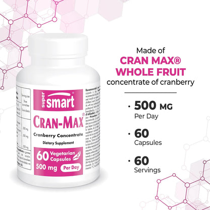 Extracto Concentrado De Arándano 500mg 60 Cápsulas CranMax Suplemento Antioxidante