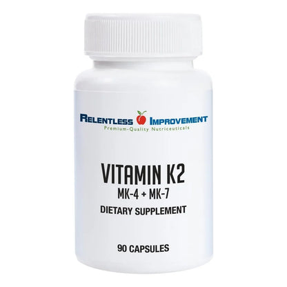 Vitamina K2 Mk4 Y Mk7 Natural Cápsulas Veganas 90 Unidades