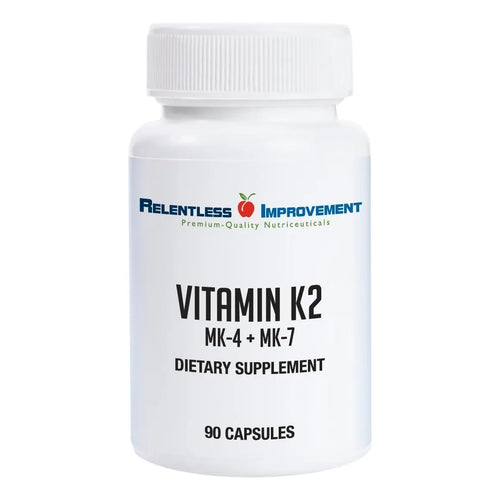 Vitamina K2 Mk4 Y Mk7 Natural Cápsulas Veganas 90 Unidades