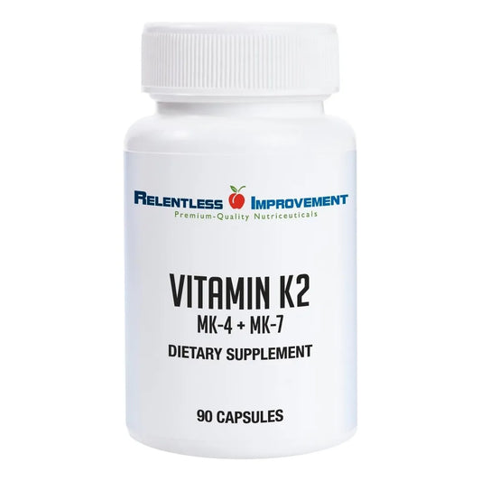 Vitamina K2 Mk4 Y Mk7 Natural Cápsulas Veganas 90 Unidades