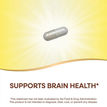 GABA 250 Mg Nature's Way 60 Capsulas Salud Cerebral Enfoque Natural