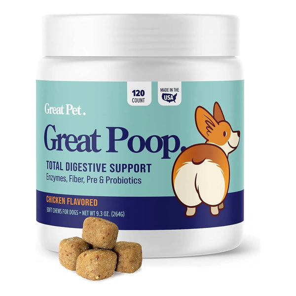 Probióticos Suaves Para Perros Con Fibra Y Enzimas Digestivas Salud Intestinal Heces Firmes