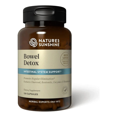 Natures Sunshine Desintoxicación Intestinal 120 Cápsulas Limpieza Colon Regular