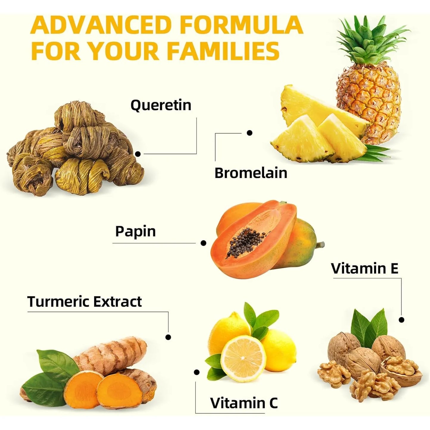 Gomitas De Bromelina Y Quercetina 500 Mg Digestión E Inmunidad
