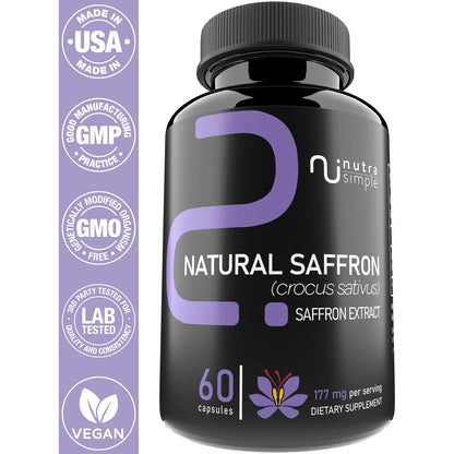 Extracto De Azafran Puro 177 Mg Apoyo Animo Energia Y Salud Ocular