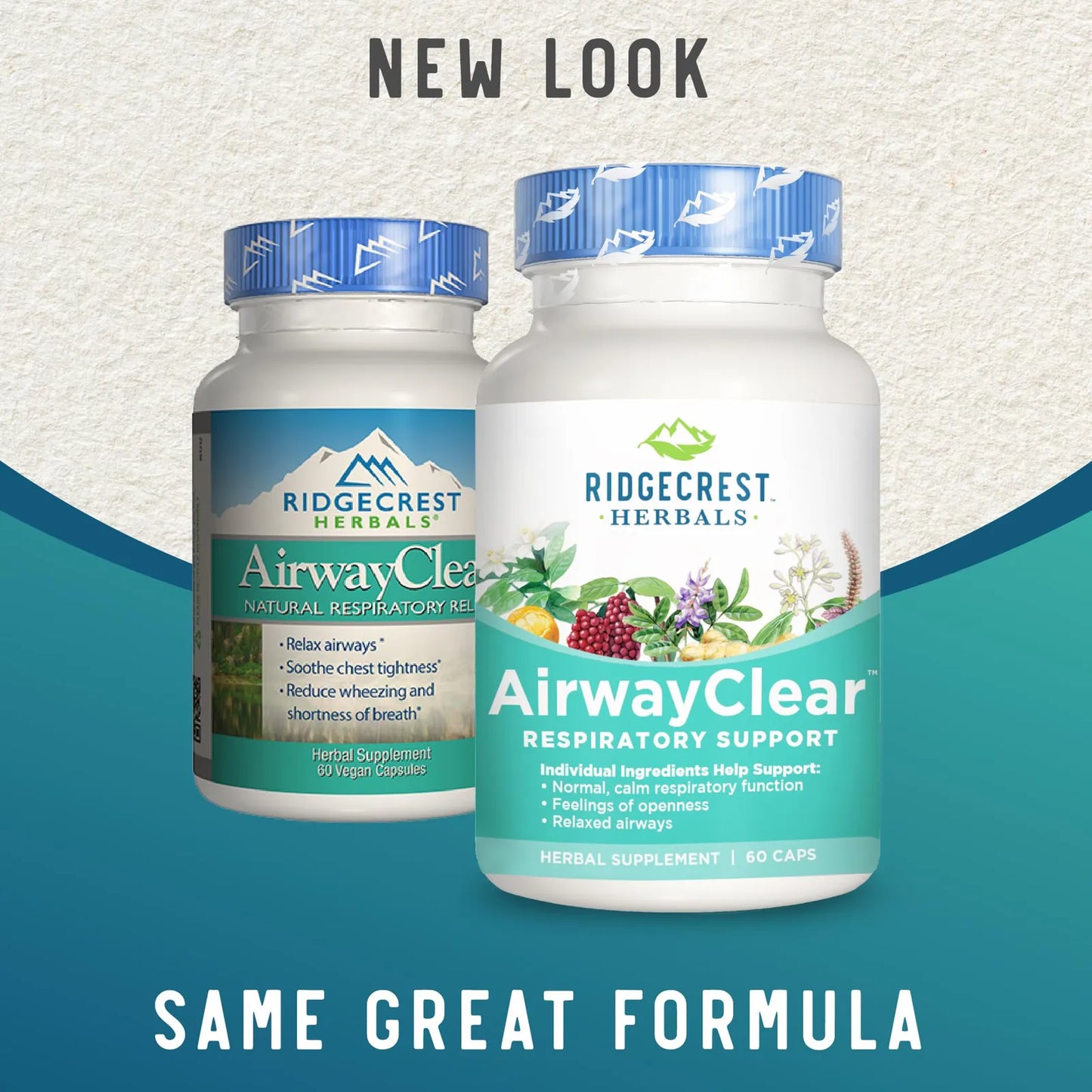 Suplemento AirwayClear Salud Pulmonar Con Schisandra Y Jengibre 60 Capsulas