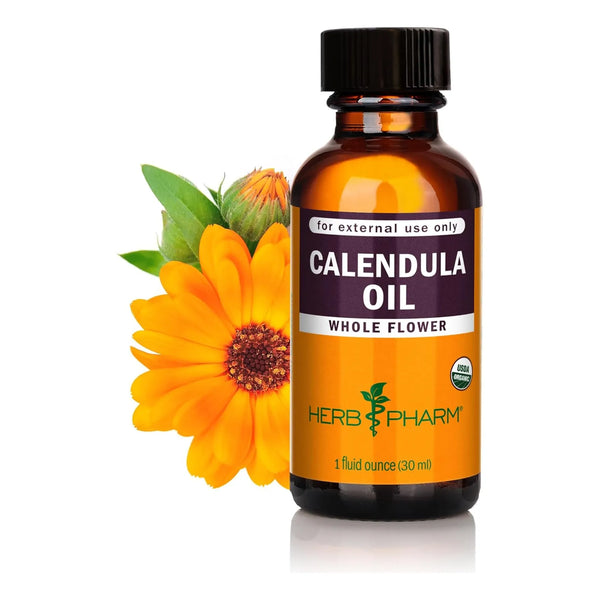 Aceite Orgánico De Caléndula Certificado 30ml Hidratación Pura Y Natural