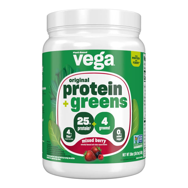 Proteina En Polvo De Bayas Con Verduras A Base De Plantas 11 Porciones 1.2 Lb