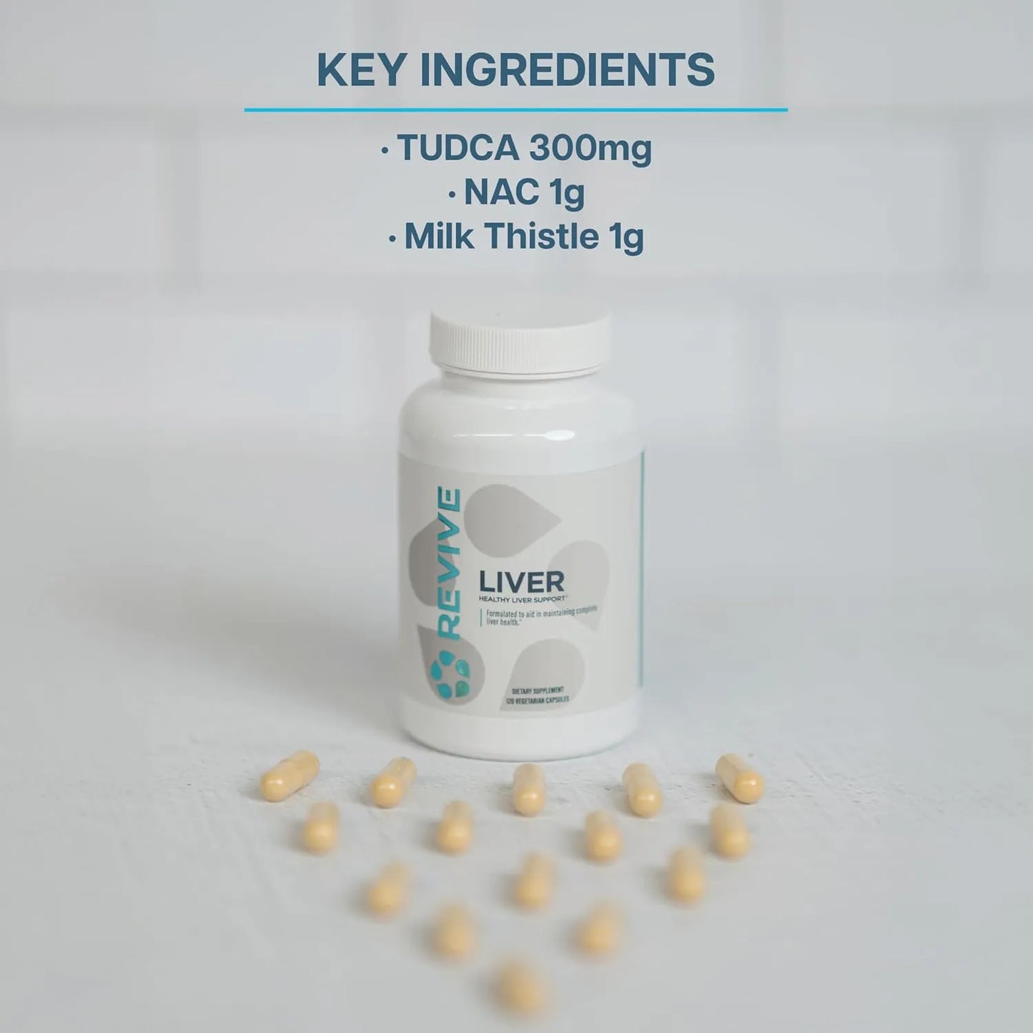 Pildoras Naturales Limpieza Higado Revive MD Desintoxica Repara Protege