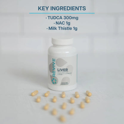 Pildoras Naturales Limpieza Higado Revive MD Desintoxica Repara Protege