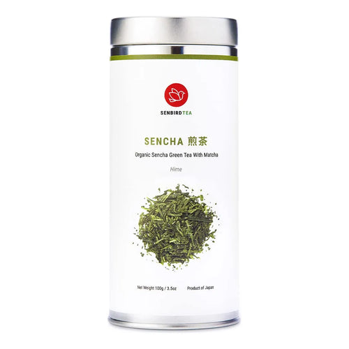 Té Verde Orgánico Sencha Con Matcha De Kioto En Lata Hermética 100g
